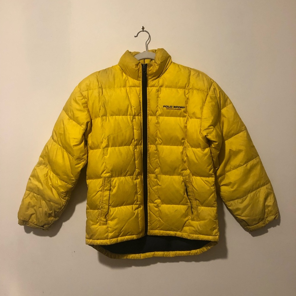 Vintage polo sport puffer jacket